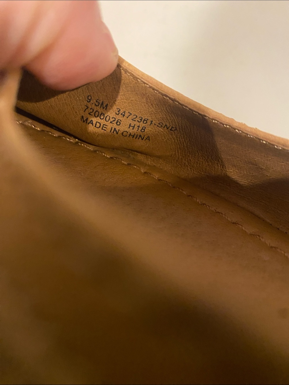 Frye Tan Leather Ballet Flats - Picture 13 of 13